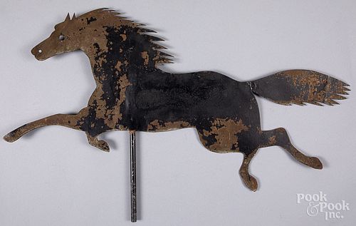 SHEET IRON RUNNING HORSE WEATHERVANE  317404