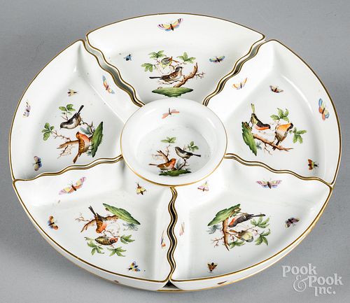 HEREND PORCELAIN CONDIMENT DISHHerend