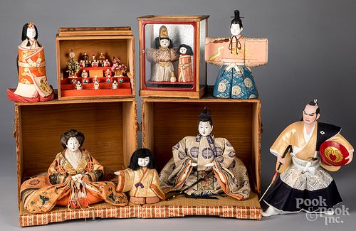 JAPANESE DOLLSJapanese dolls, to include