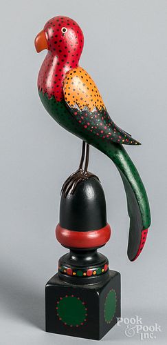 DON NOYES CARVED AND PAINTED PARROTDon 317460