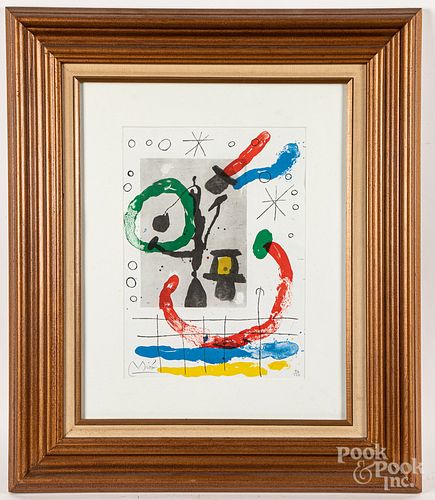 JOAN MIRO SIGNED LITHOGRAPH NUMBERED 3174a9