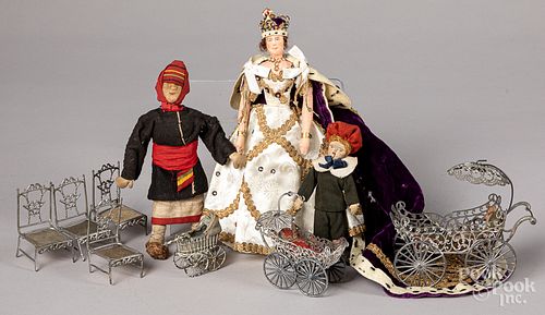 QUEEN ELIZABETH CORONATION DOLL, ETC.Liberty