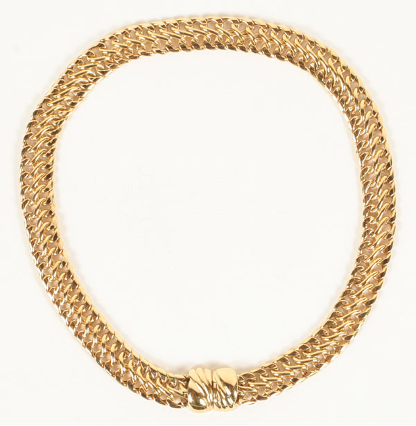 Lady s 18K yellow gold twisted 4f23c