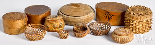 MINIATURE BASKETS DRESSER BOXES  317675