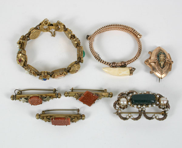 Victorian jewelry 7pc. assortment