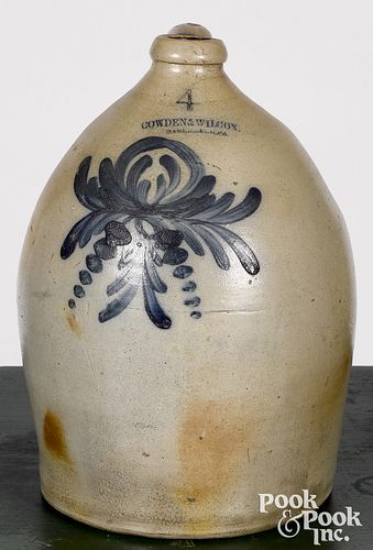 PENNSYLVANIA FOUR-GALLON STONEWARE