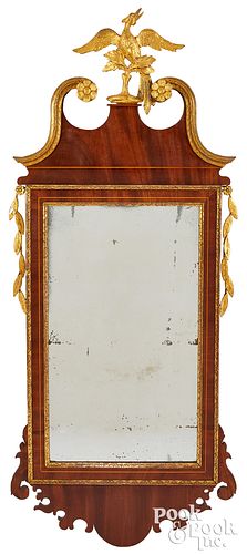 FEDERAL INLAID MAHOGANY MIRRORFederal 3177ec