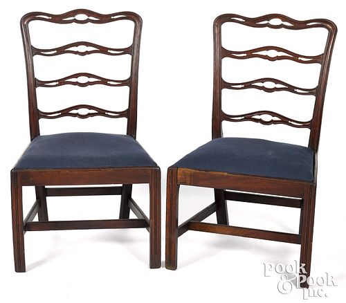 PAIR OF PHILADELPHIA CHIPPENDALE