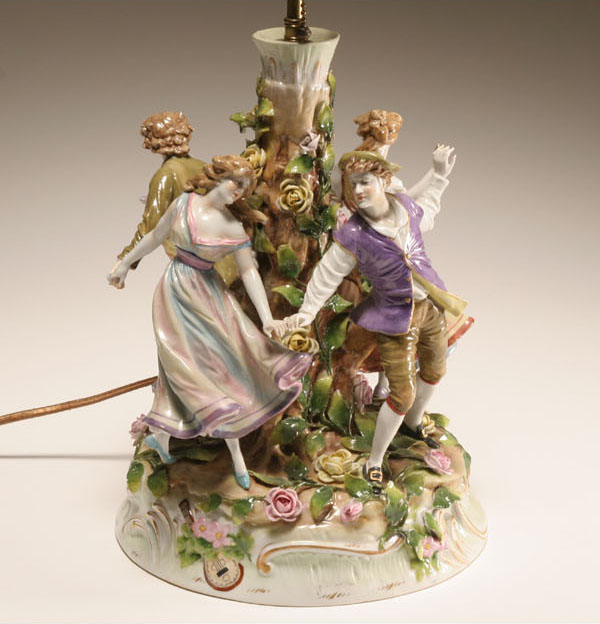 German 19th century porcelain figural 4f28f