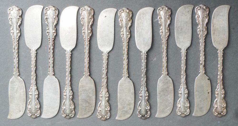 SET OF 12 WHITING LOUIS XV STERLING 3179e6