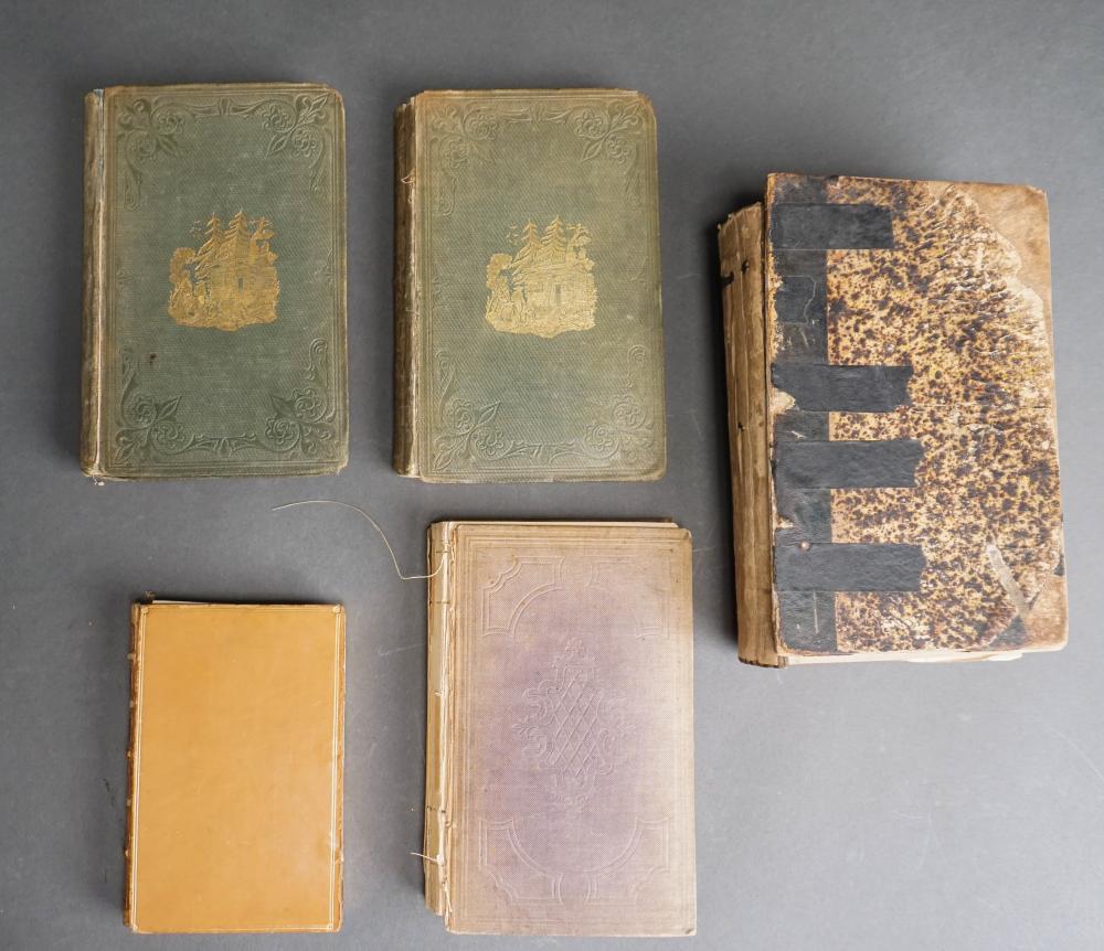 FIVE ASSORTED VOLUMES, 19TH CENTURYFive