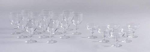 SET OF TWELVE STEUBEN GLASS WATER