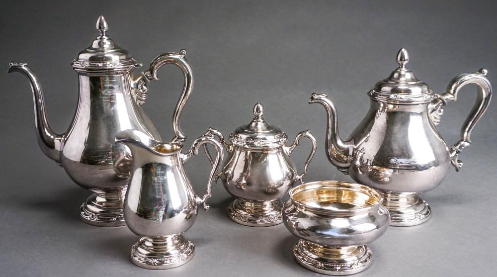 ROGERS REMEMBRANCE SILVER PLATE FIVE-PIECE