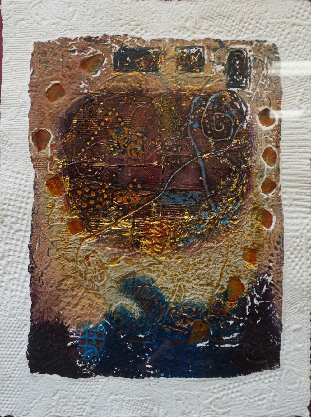 MIXED MEDIA PRINT ON HAND MADE 317ba4