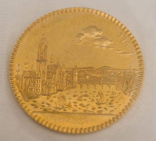 GERMANY, FRANKFURT, DUCAT- SIZED