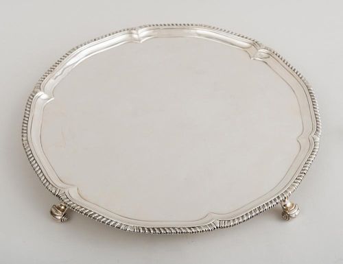 GEORGE III SILVER QUADRUPLE-FOOTED