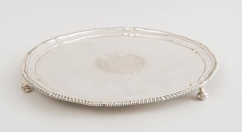 LATE GEORGE II ARMORIAL SILVER