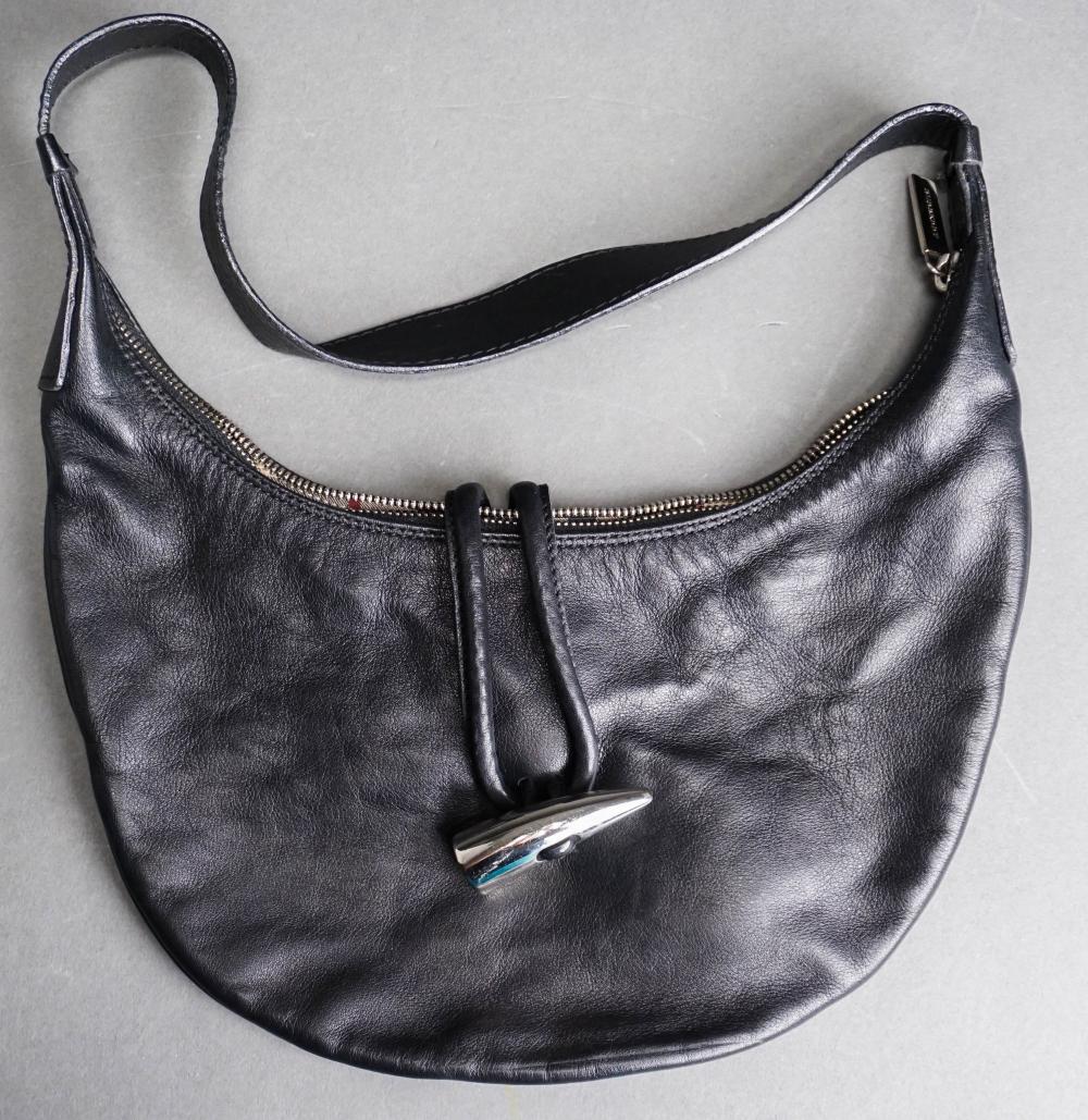 BURBERRY BLACK LEATHER TOGGLE HOBO 317c5f