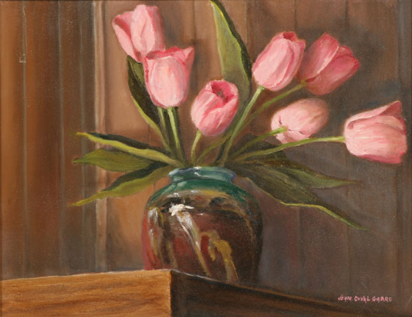 Jean Garro (American, b.1922) "Tulips