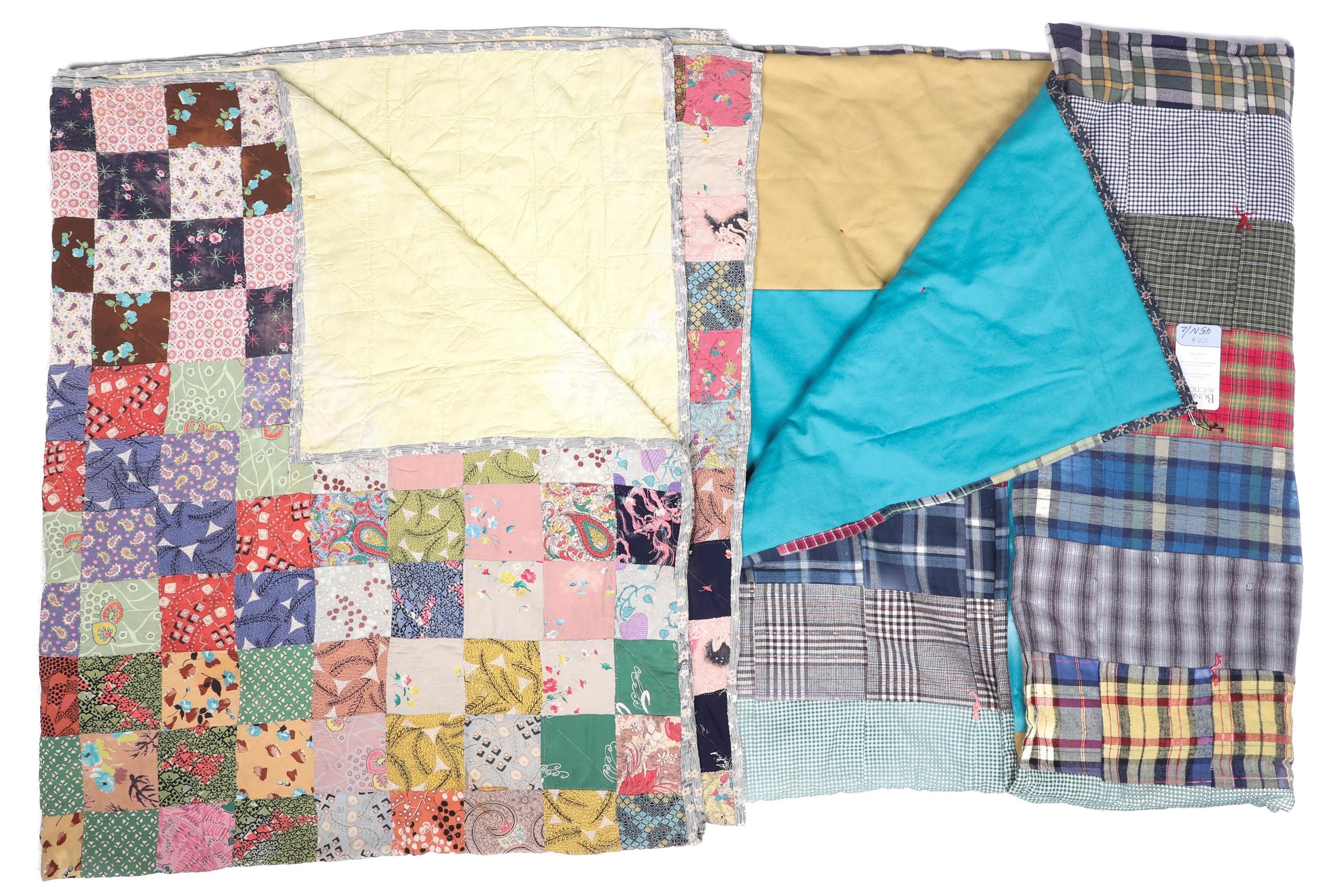 (2) Quilts to include 1930's neats