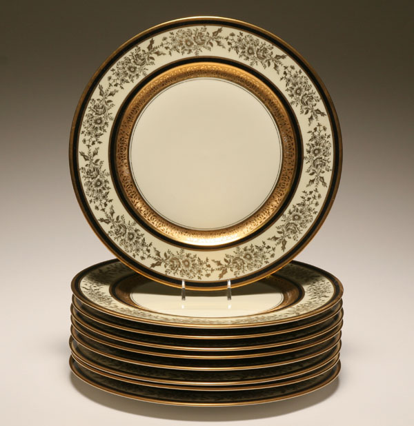 Set of Heinrich & Co. Bavarian gilt