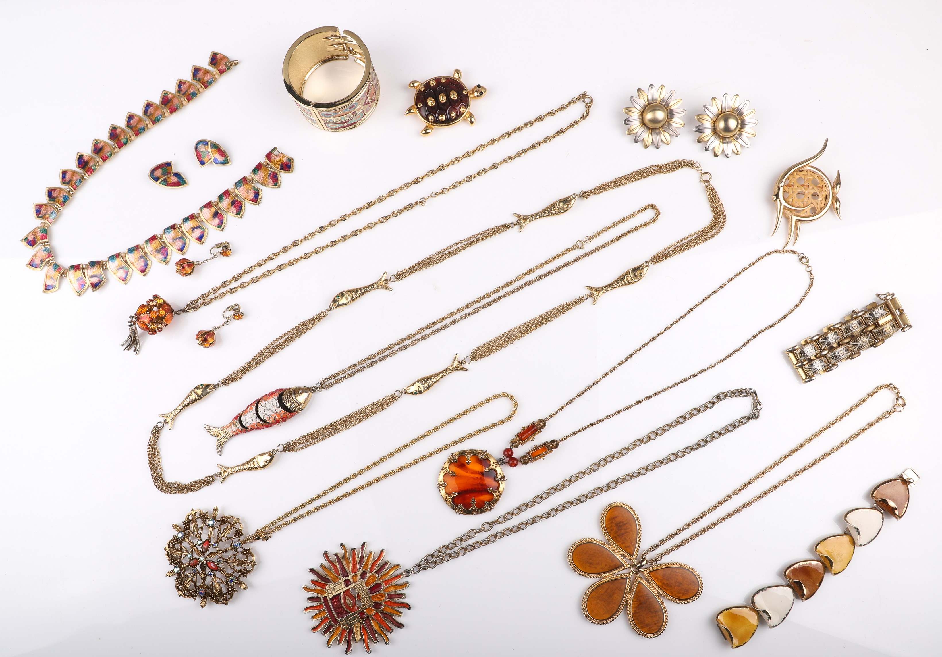 60's and style costume jewelry