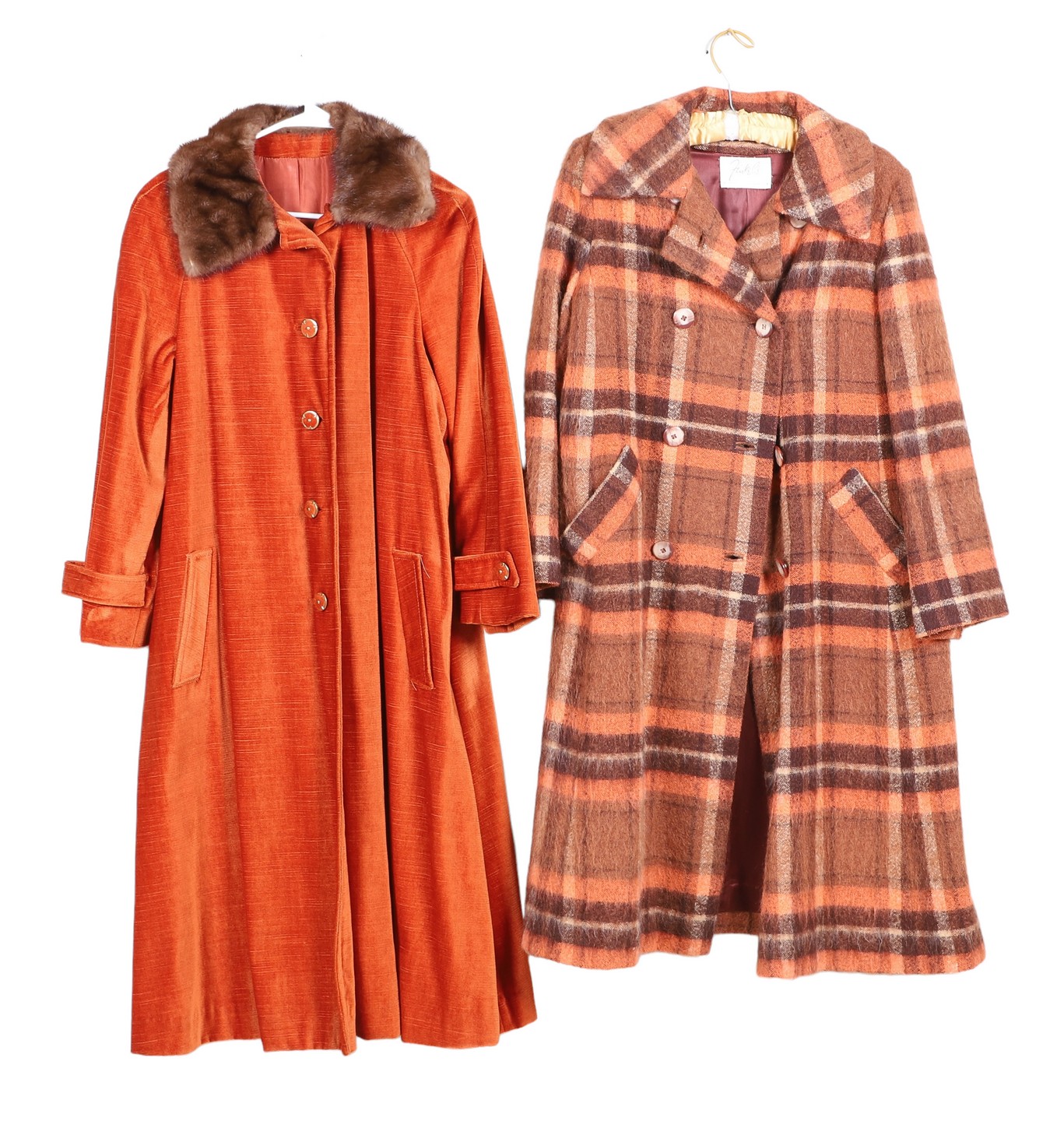 (2) 1960's Ladies coats to include