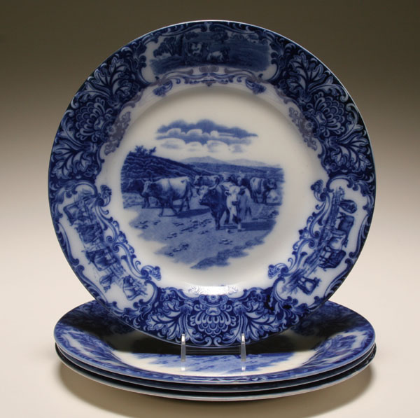 Four Wedgwood Imperial china flow