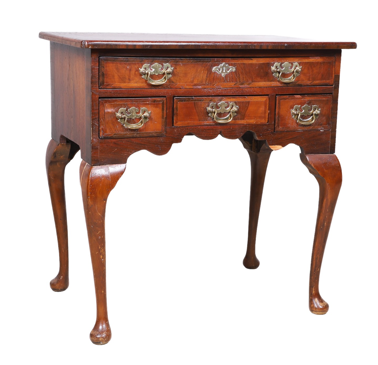 Queen Anne style mahogany lowboy  317e42