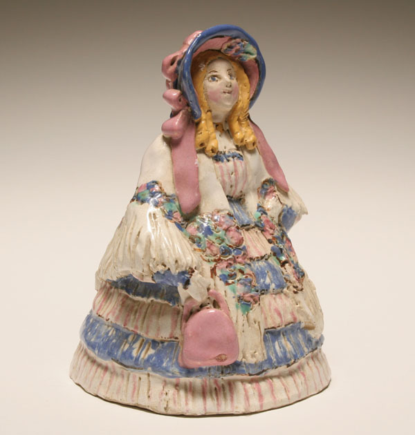 Overbeck art pottery figure of a Southern