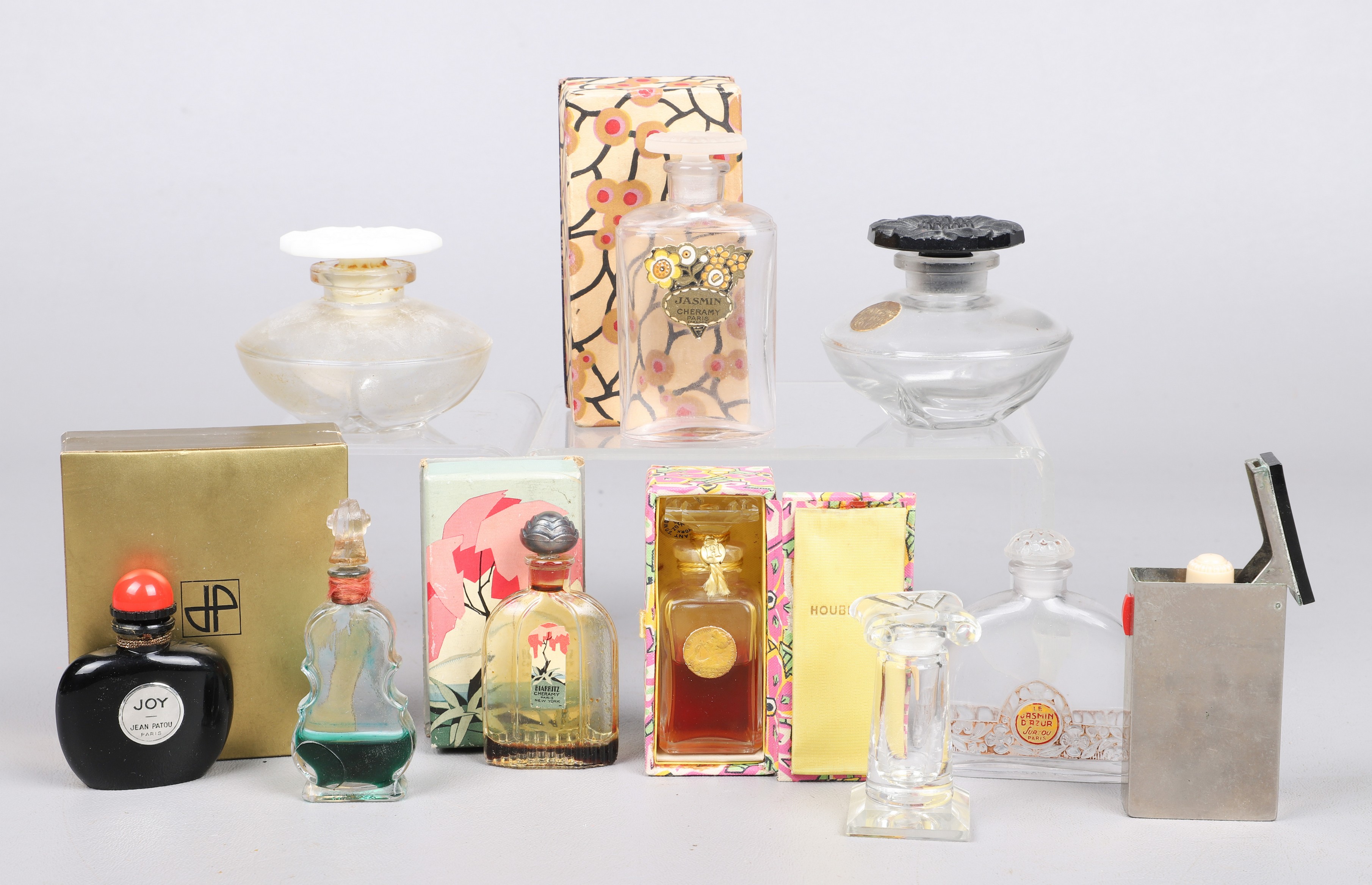 (10) Early 20th C scent bottles