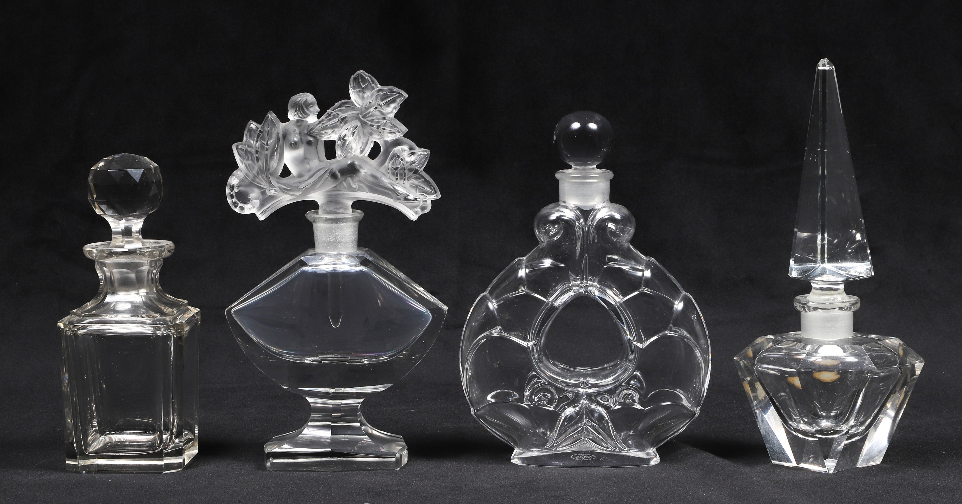  4 Baccarat and style scent bottles 317eb1