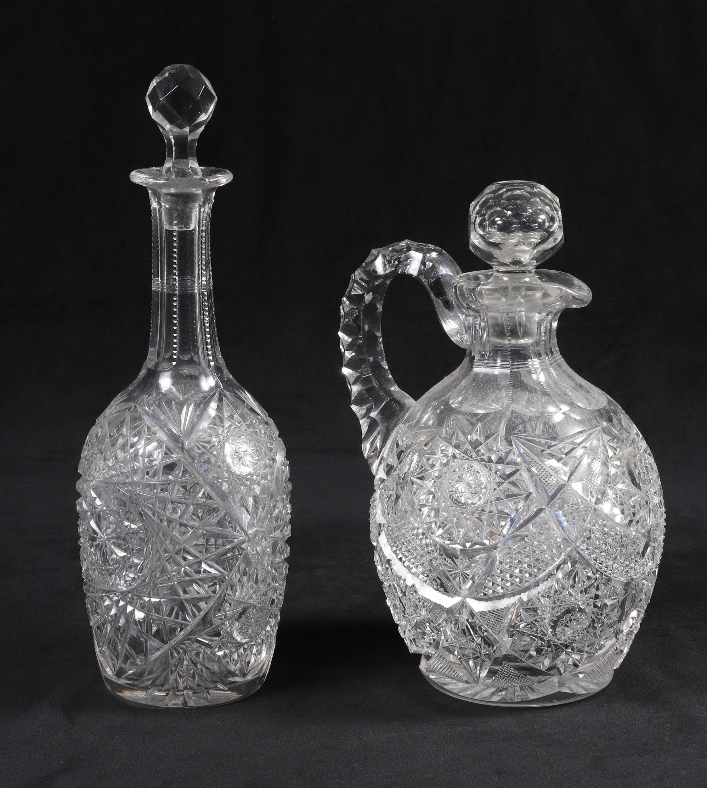 (2) ABCG decanters to include cut