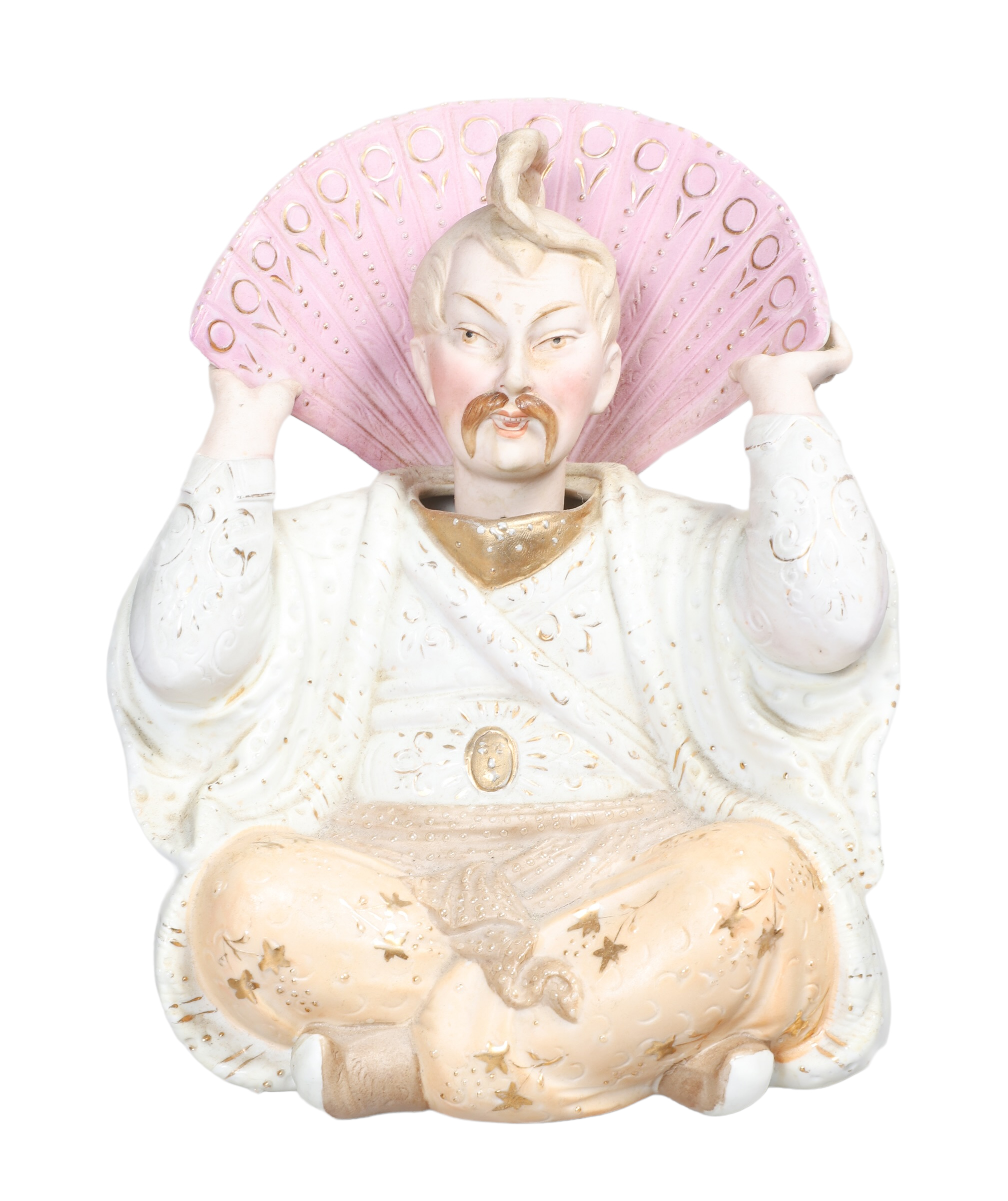 Bisque porcelain nodder, seated