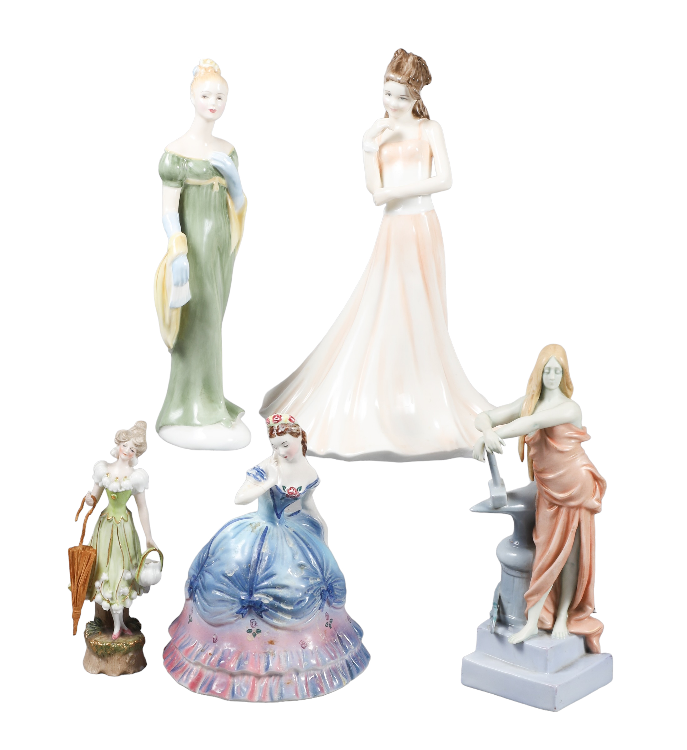  5 Porcelain figurines c o Royal 317ed4