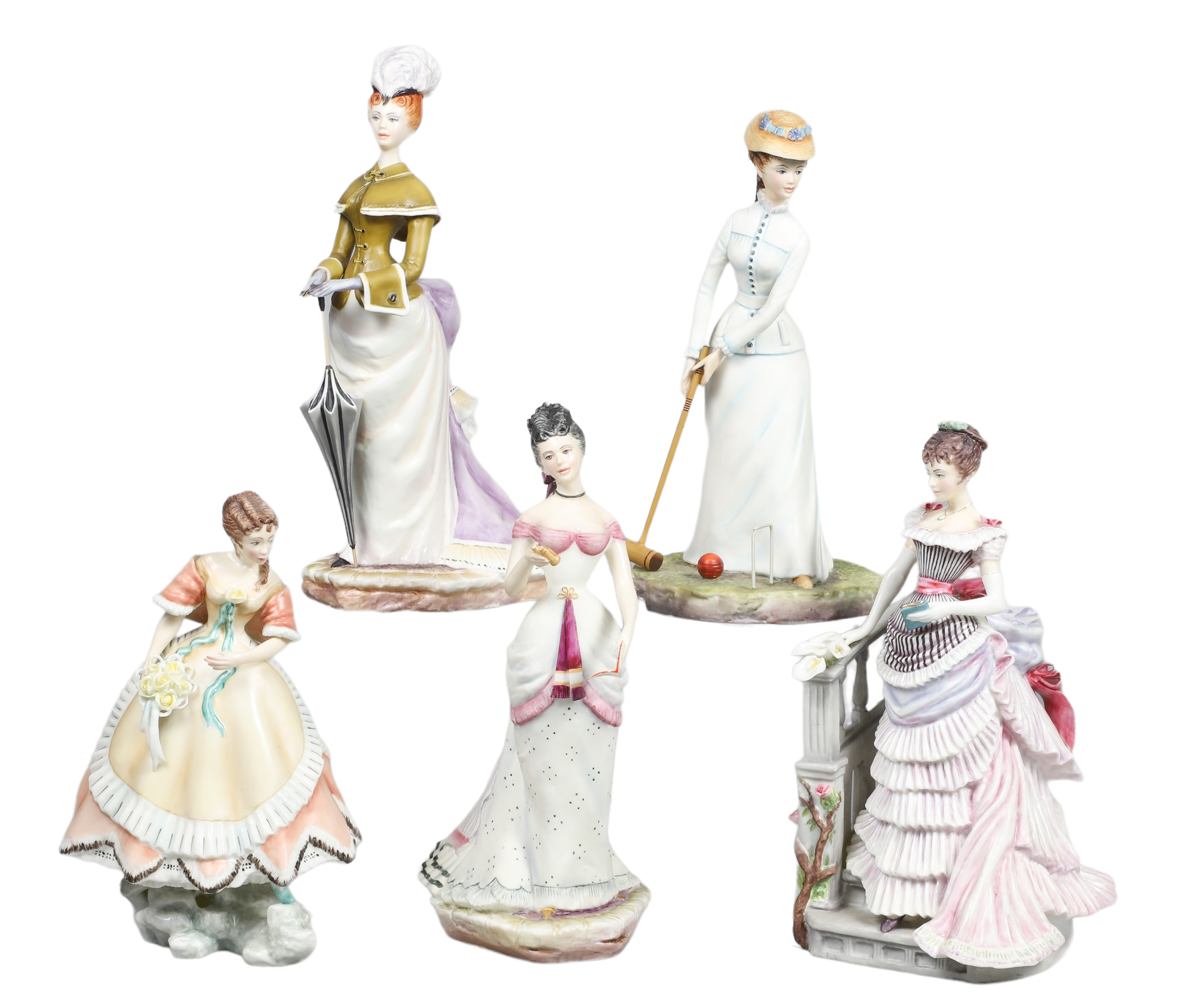 (5) Royal Worcester Victorian Series
