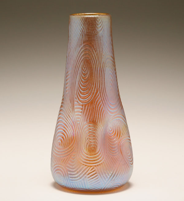 Loetz iridescent art glass vase 4f316