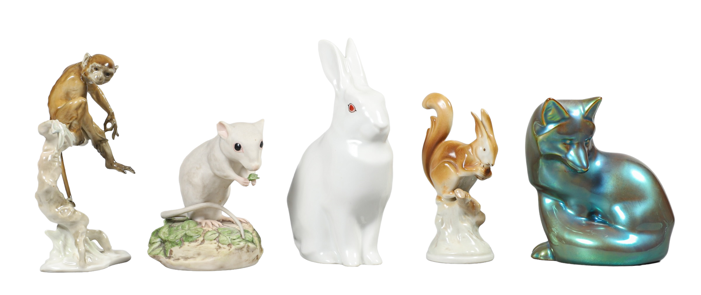  5 Porcelain animal figurines  317ee0