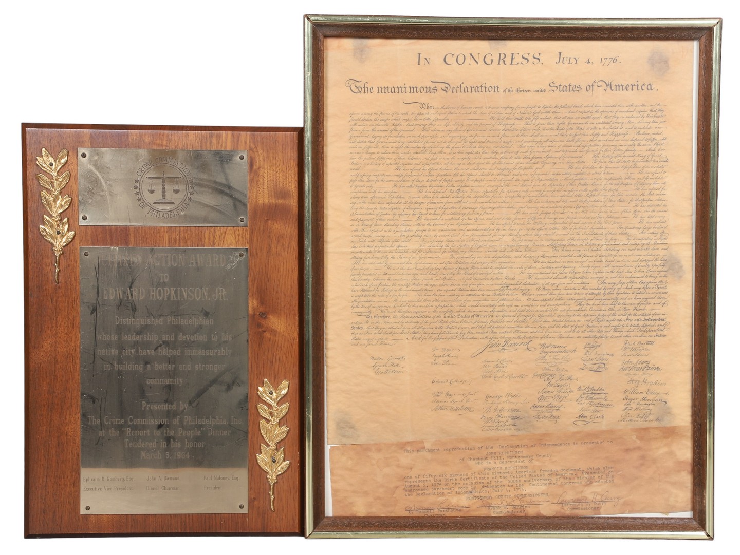 Reproduction Declaration of Independence,