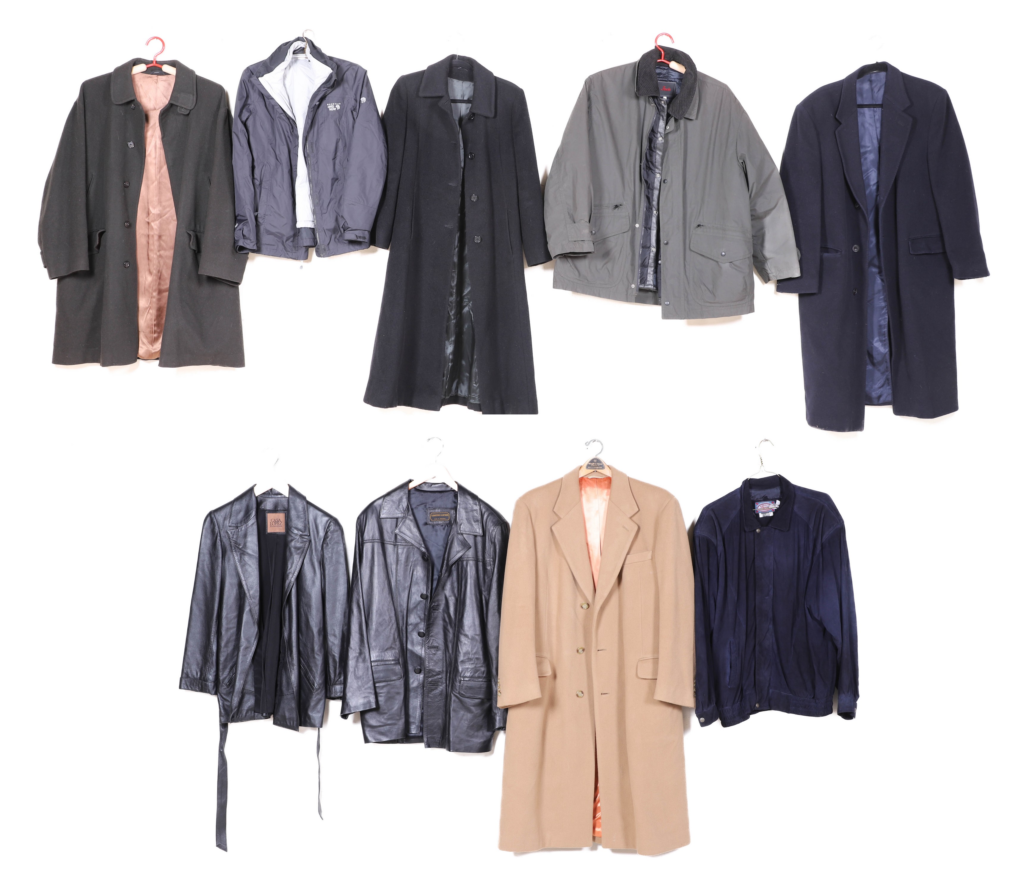 Jacket and coat grouping to include