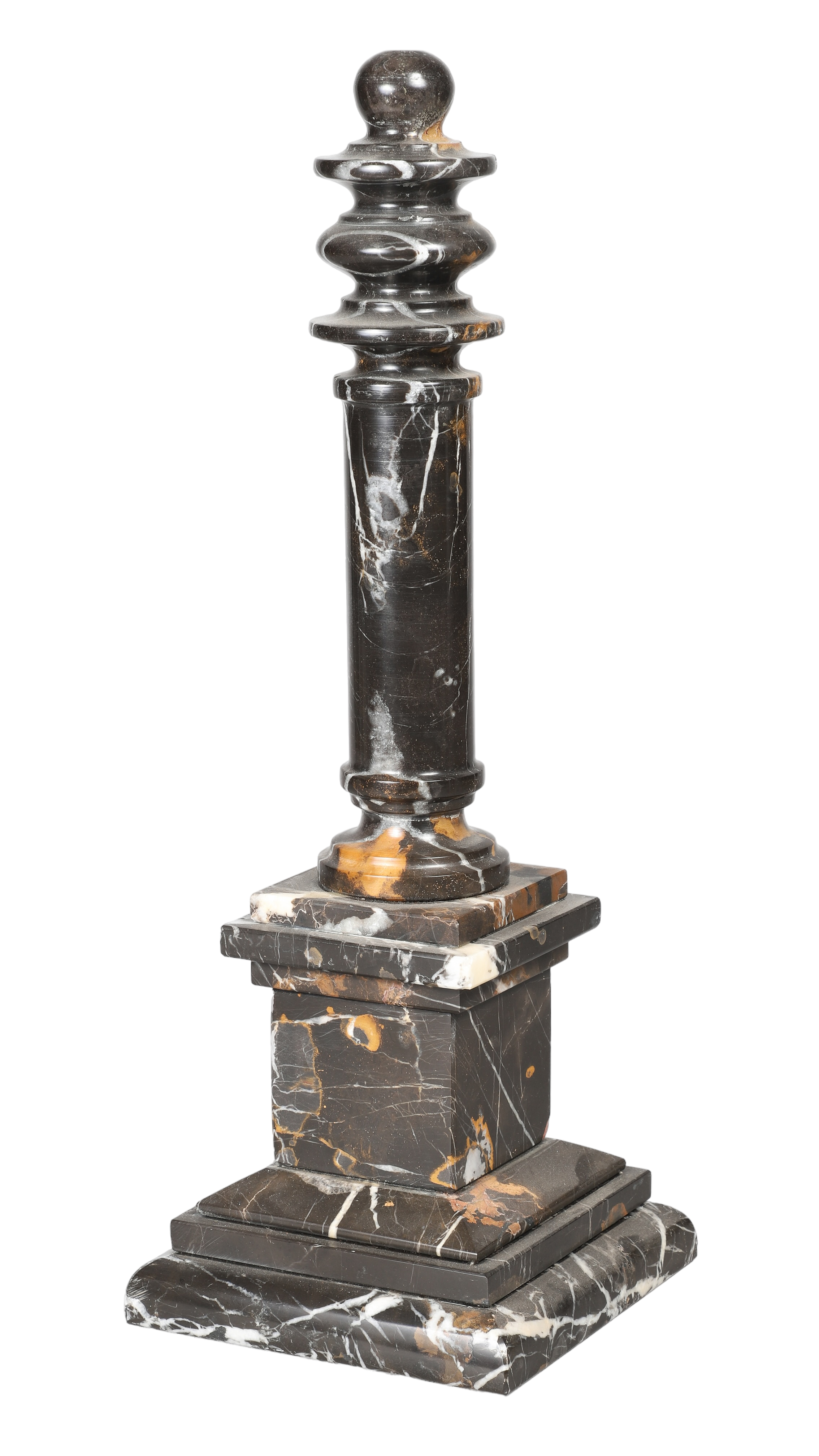 Grand tour marble column, 15-3/4"