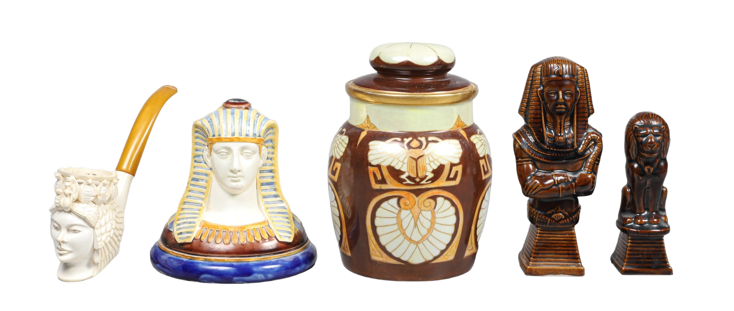 (5) Egyptian revival grouping to