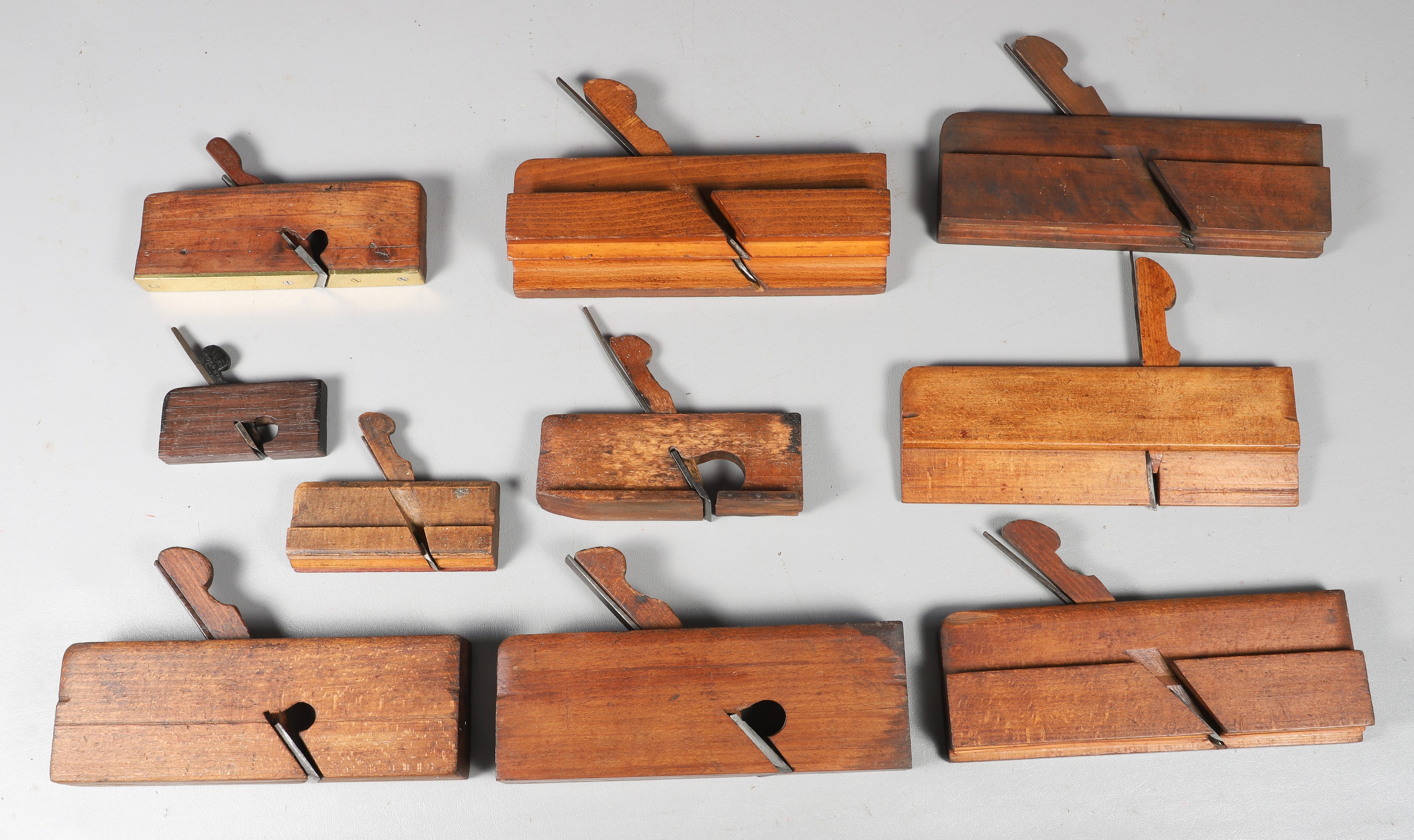 (13) Woodworking molding planes,