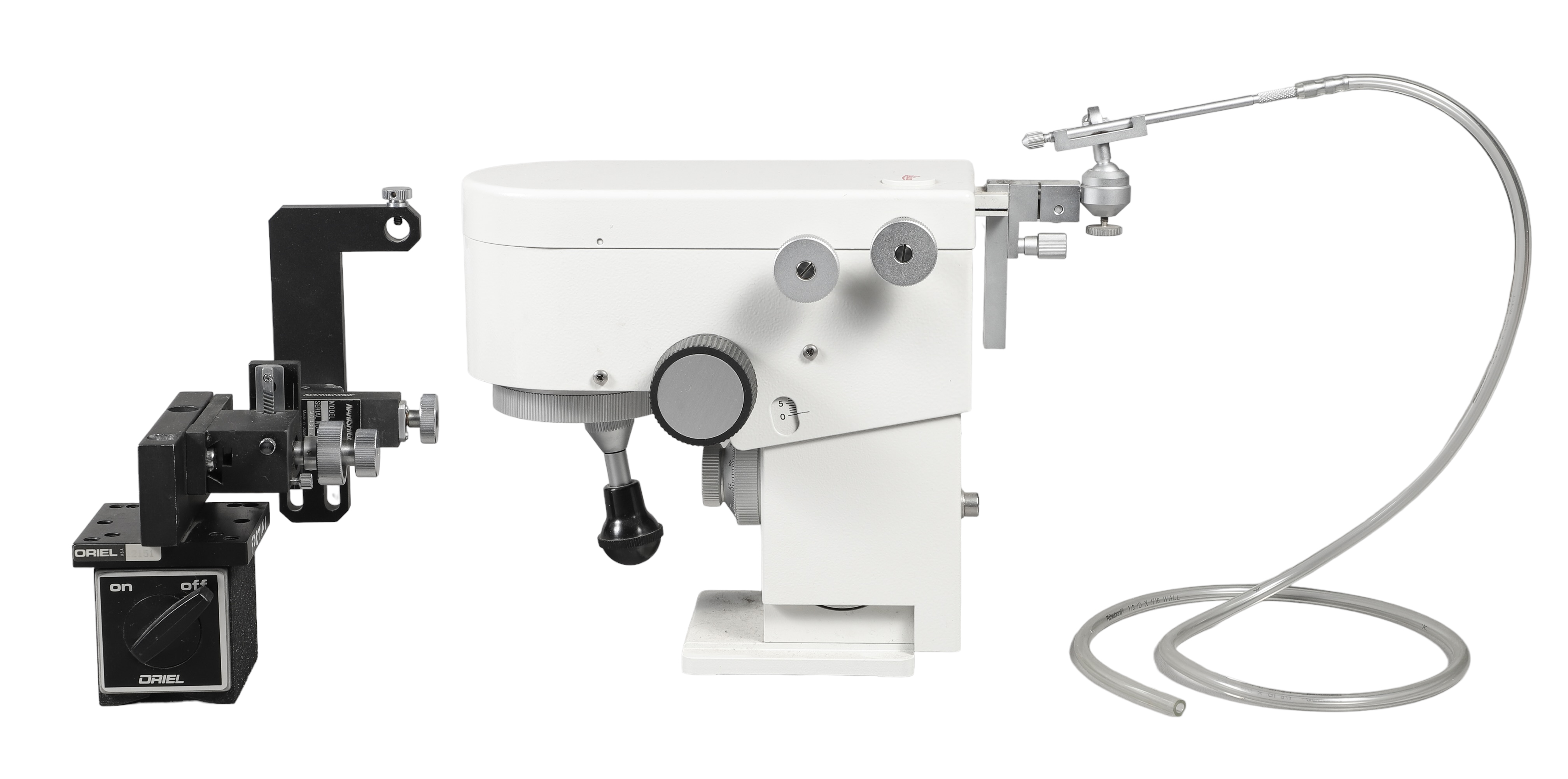 (2) Microscope micromanipulators, c/o