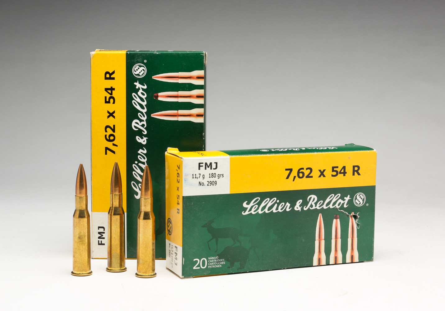 30 ROUNDS OF LELLIER & BELLOT 7.62X54