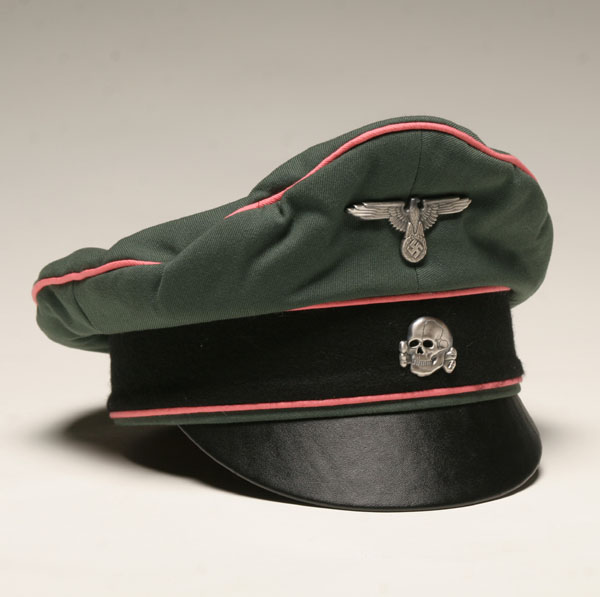 Reproduction German WWII hat; visored