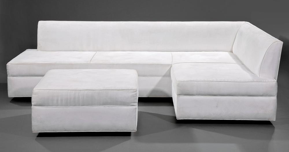 L-SHAPED SOFA & OTTOMAN BY LEE LEDBETTER