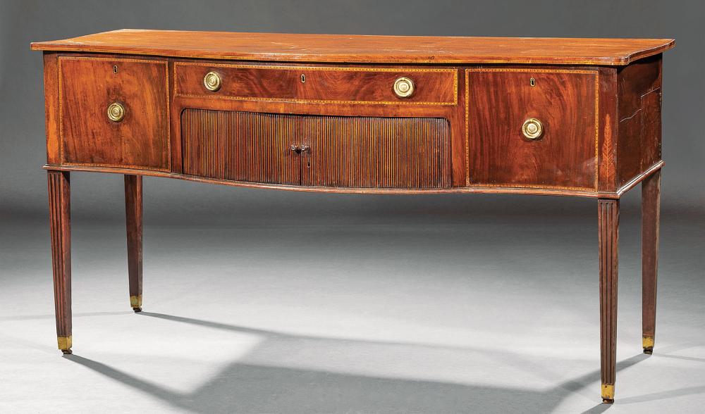 GEORGE III STYLE INLAID MAHOGANY 31a849