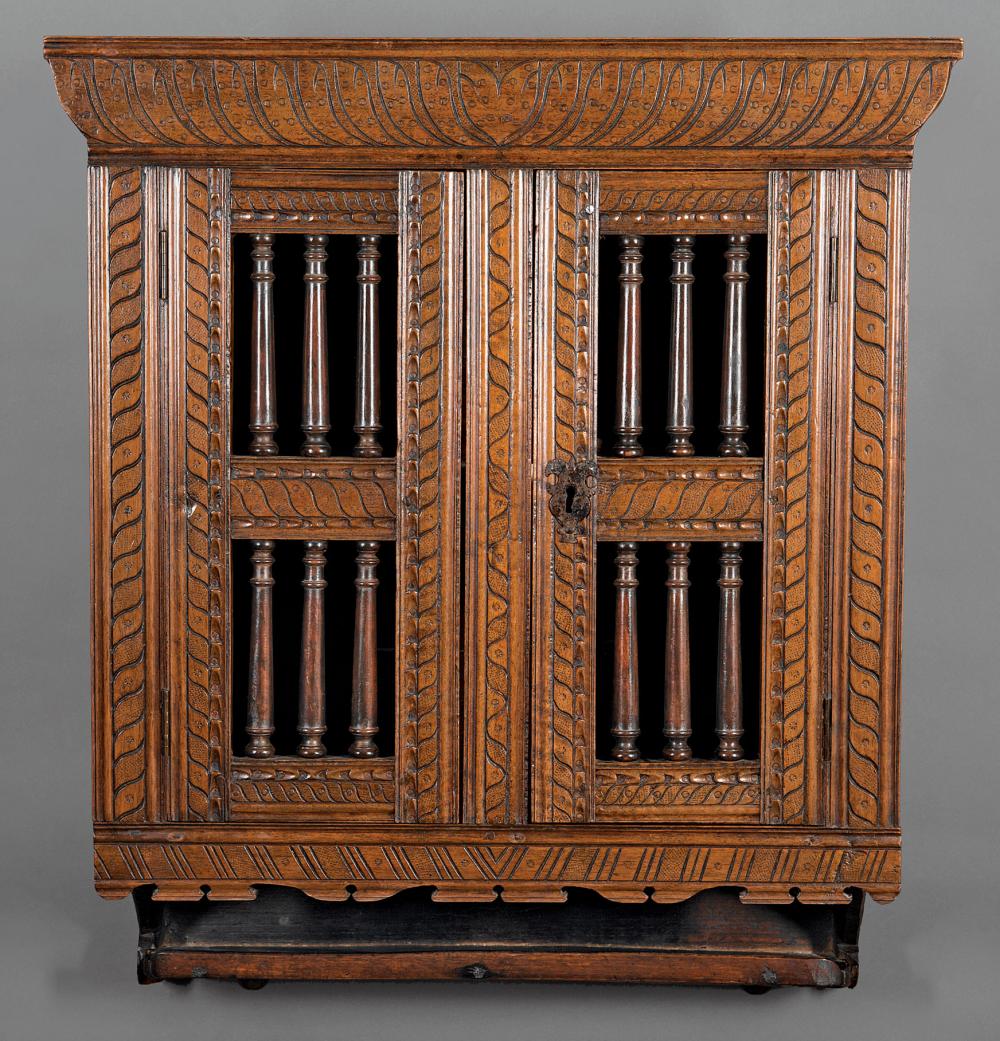 FRENCH CARVED WALNUT PANETIèREFrench