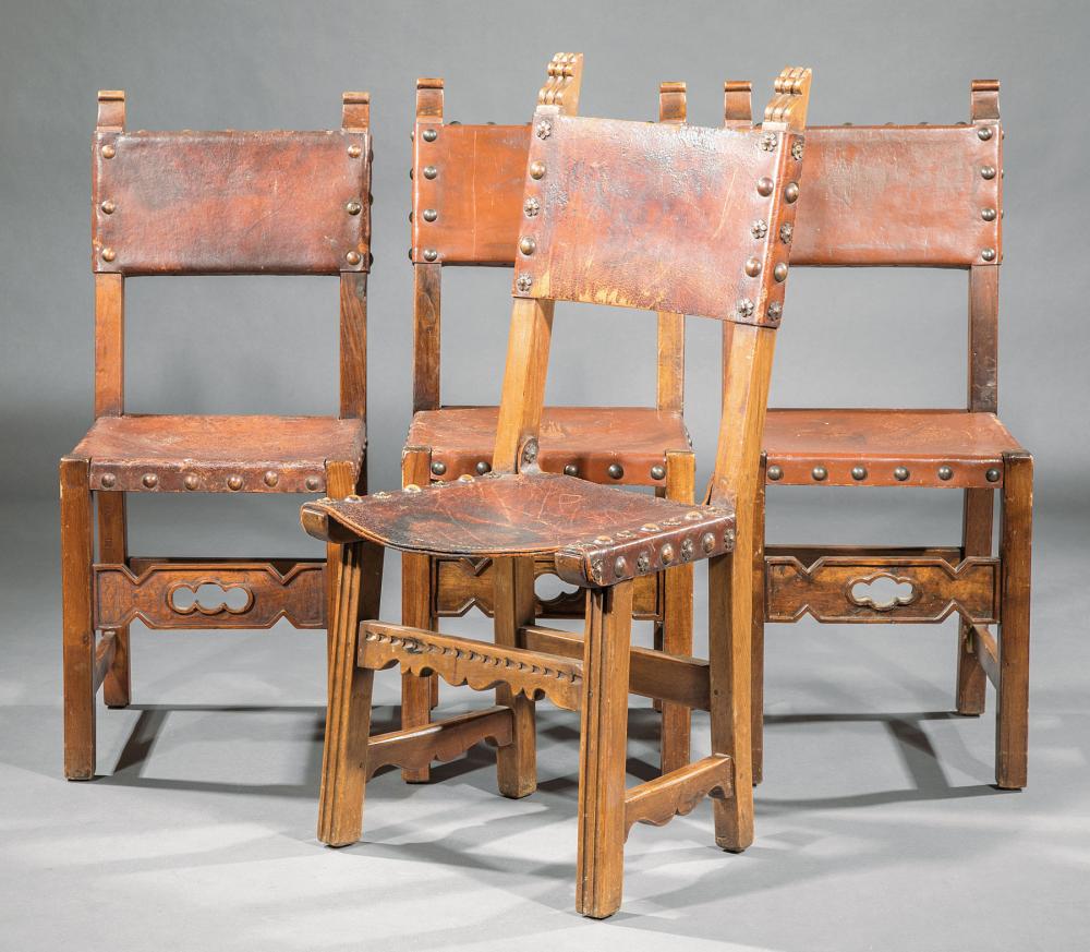 CARVED TROPICAL HARDWOOD SIDE CHAIRS  31a924